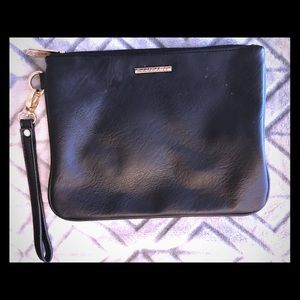 Rockish & , strapless, Rampage purse- gold zipper